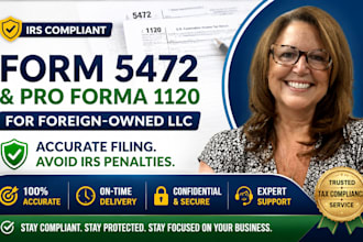 file form 5472 and pro forma 1120 for non resident llc irs compliance