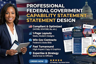 design your federal government capability statement