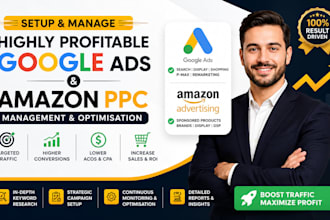 amazon PPC optimization, setup, manage and optimise amazon PPC campaigns