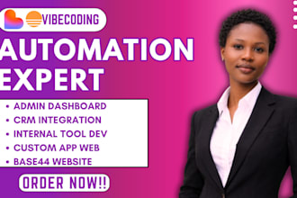build a custom web app internal tool or admin dashboard using no code