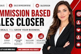 commission based sales closer sales representative b2b sales salesperson
