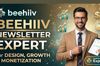 setup beehiiv ai newsletter beehive landing page website email template expert