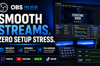 setup obs studio for twitch youtube and kick streaming