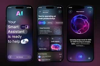 develop chatbot for ecommerce app, fintech app, property management, learning