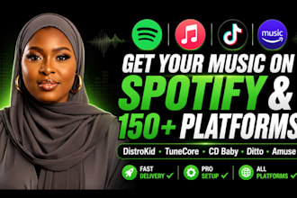 music manager, distribute music on distrokid, tunecore, cdbaby, ditto, amuse