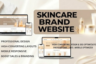 design wix skincare website for wix beauty brand wix ecommerce