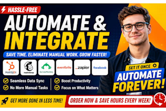 integrate hubspot data sync mailchimp surveymonkey eventbrite zapier automation