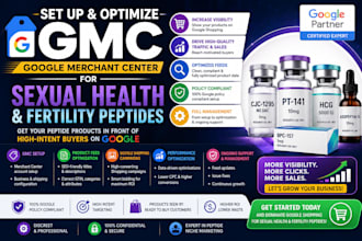set up and optimize gmc for sexual health and fertility peptides