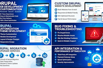 develop drupal website fix drupal website update drupal website drupal developer