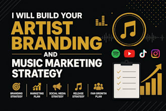 build your artist branding and music marketing strategy