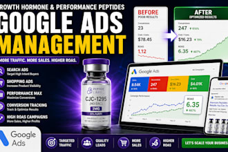 facebook and instagram ads for peptide and wellness businesses