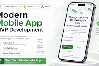 build a modern react native mobile app mvp with firebase