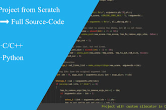 code a c, cpp, python project