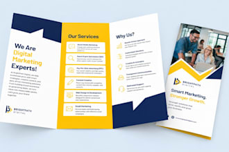 design brochure, trifold brochure, business brochure, company brochure