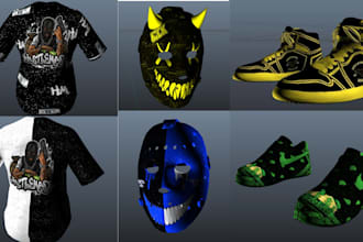custom fivem clothes, peds, chains, masks