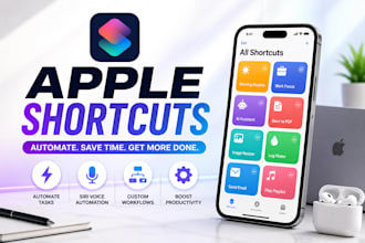 build custom apple shortcuts, iphone automation and ai workflows