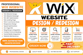 wix website design wix website redesign wix SEO