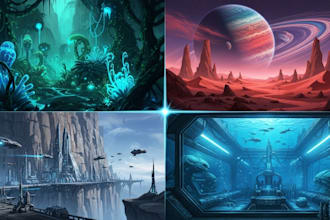 do sci fi illustration and sci fi illustration