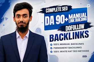 do high da manual SEO backlinks and link building