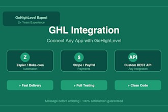 integrate gohighlevel with any third party app