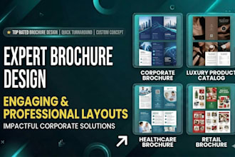 design a corporate company profile brochure or booklet