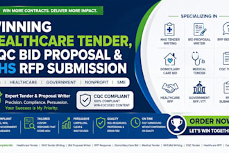 write your healthcare tender response, itt bid and cqc contract proposal