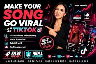 make you song go viral on tiktok using influencer marketing