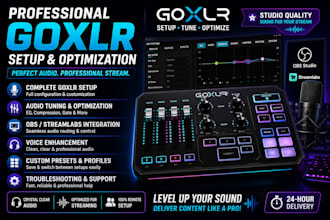 set up your goxlr for streaming, recording and professional audio