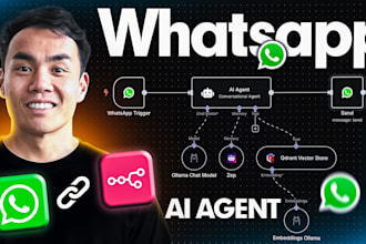 n8n whatsapp chatbot, n8n whatsapp automation, n8n ai agents, api integration