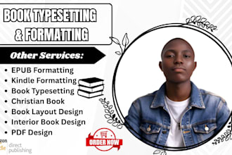 do ebook formatting paperback print book typesetting book layout for amazon kdp
