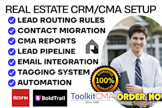 setup real estate cma crm redfin cloud showtime boldtrail realvolve brokermint