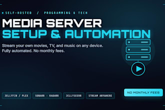 build a working, self hosted, media server