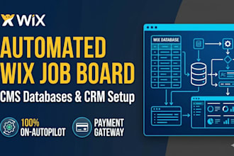 build an automated wix job board and recruitment website