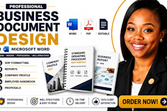 design professional business document in microsoft word