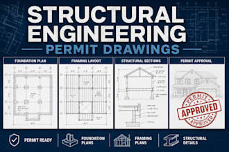 structural engineering permit drawing package
