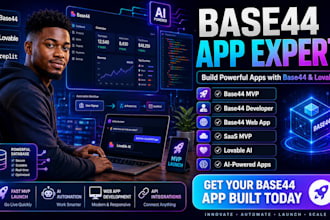 build a base44 app using base44 replit, base44 lovable ai, on base44