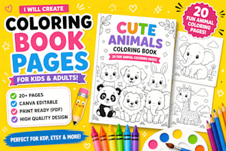 provide cute coloring book for kids
