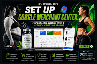setup gmc for fat loss weight loss with peptide ecommerce store