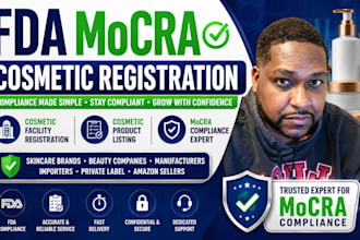 do fda mocra cosmetic registration and product listing