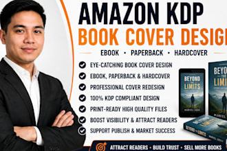 do amazon kdp ebook bookcover redesign design paperback hardcover book publish