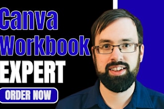 design a professional canva workbook your clients will love