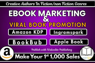book marketing, ebook promotion and amazon KDP ads to boost book sales