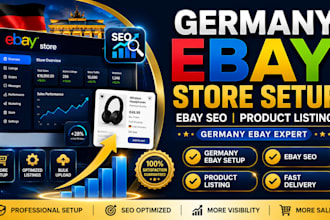do germany ebay store setup, germany ebay seo, ebay product listing, ebay lister