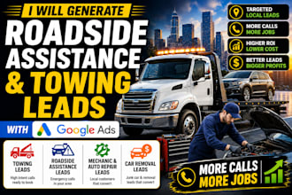 generate roadside assistance leads towing leads mechanic leads with google ads