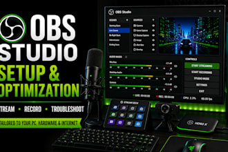 setup and optimize obs studio for professional live streaming