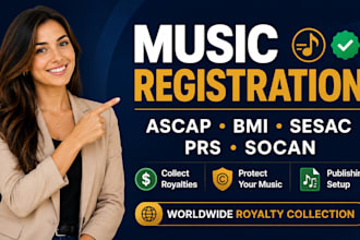 do music registration on ascap bmi sesac socan prs billboard mediabase