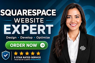 do squarespace design redesign fix optimize squarespace seo expert