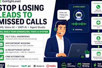 build gohighlevel voice ai, ghl agent studio, ai receptionist vapi setup