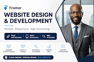 framer website design redesign fix framer framer seo chatbot figma to framer