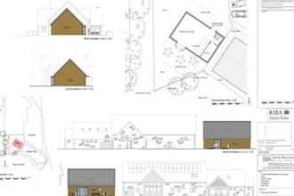 design uk planning permission and architectural building control drawing